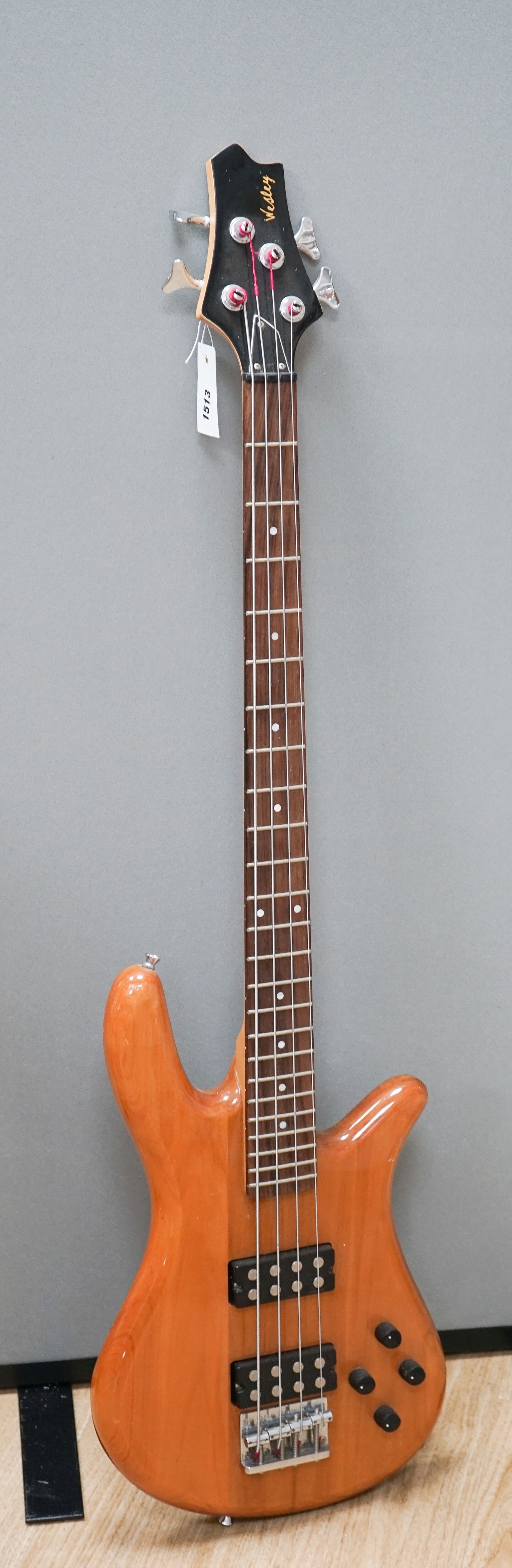 A Wesley bass guitar